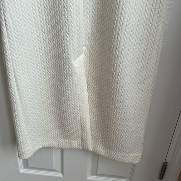 BCBGeneration Sleeveless‎ Vest Duster Pockets Cream Textured XS - Picture 7 of 11